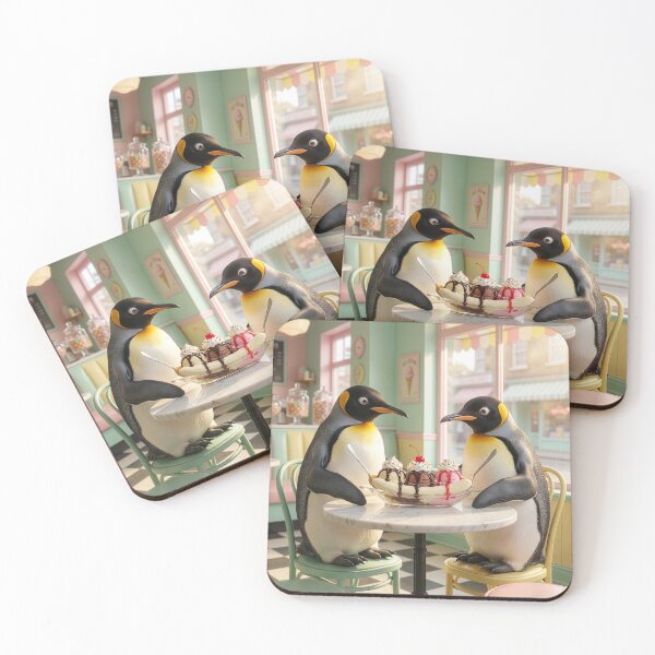 Item preview, Emperor Penguins Share Banana Split designed and sold by Tridentulus.