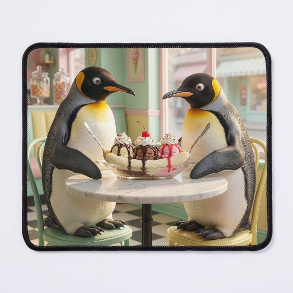Item preview, Emperor Penguins Share Banana Split designed and sold by Tridentulus.