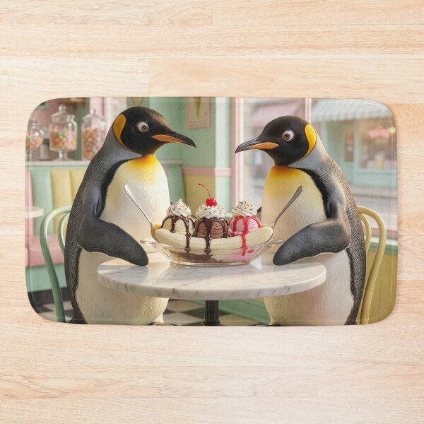 Item preview, Emperor Penguins Share Banana Split designed and sold by Tridentulus.