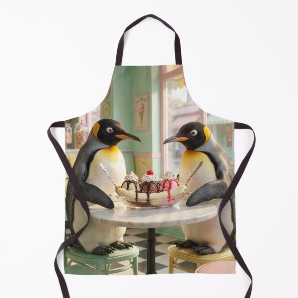 Item preview, Emperor Penguins Share Banana Split designed and sold by Tridentulus.