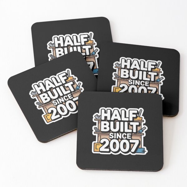 Item preview, Half Built Since 2007 DIY Dad Sticker - Father's Day Gift designed and sold by FestivityFinds.