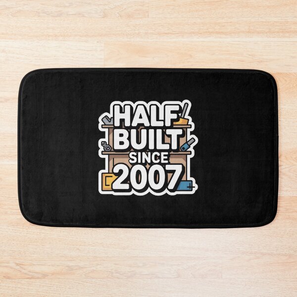 Item preview, Half Built Since 2007 DIY Dad Sticker - Father's Day Gift designed and sold by FestivityFinds.