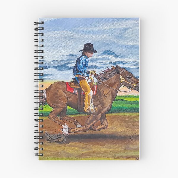 Item preview, Cowboy Riding a Galloping Brown Horse  designed and sold by Eldey Originals.