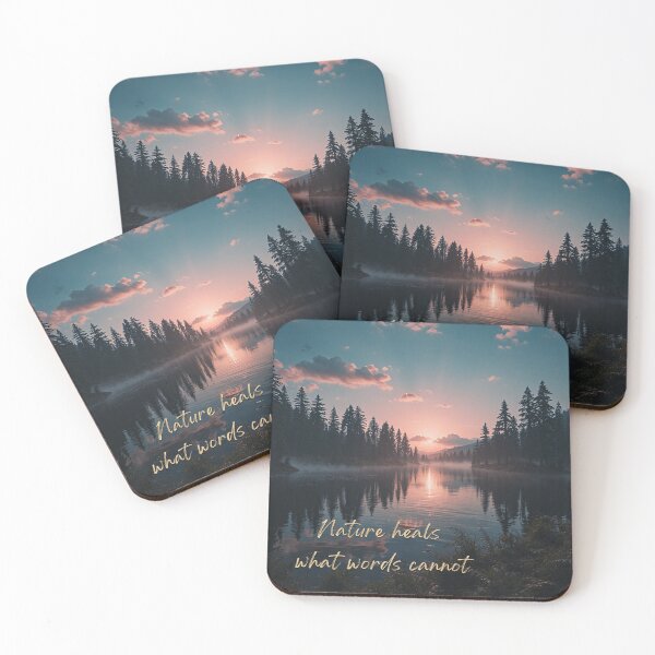 Item preview, Nature Heals What Words Cannot Wall Art designed and sold by BeautifulVirtues.