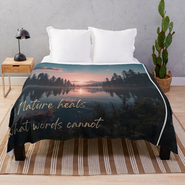 Item preview, Nature Heals What Words Cannot Wall Art designed and sold by BeautifulVirtues.