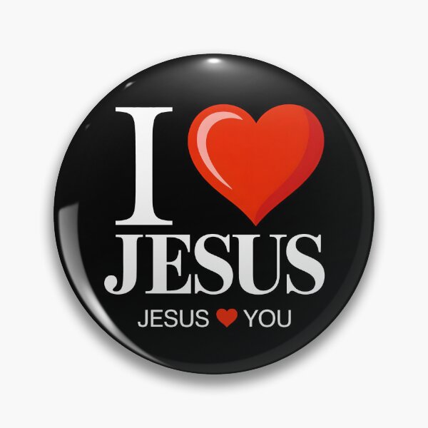 Item preview, I Love Jesus - Jesus Loves You - Christian designed and sold by KarimSoCute.