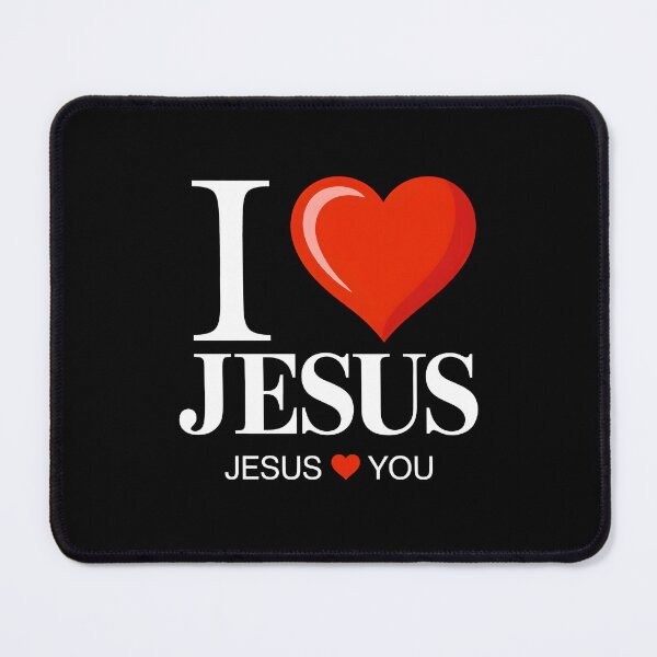 Item preview, I Love Jesus - Jesus Loves You - Christian designed and sold by KarimSoCute.