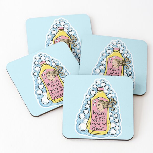 Item preview, Wash That Man Outa Ur Hair Retro Bubbles designed and sold by fruitfuLIFEstudio.