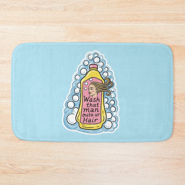 Item preview, Wash That Man Outa Ur Hair Retro Bubbles designed and sold by fruitfuLIFEstudio.