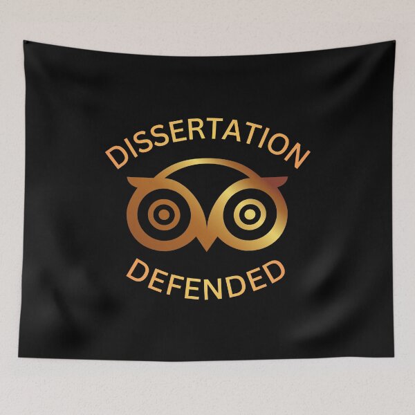 Item preview, Dissertation Defended Owl Gift for PhD Graduate Proud Moment Graduation designed and sold by Im-Ara.