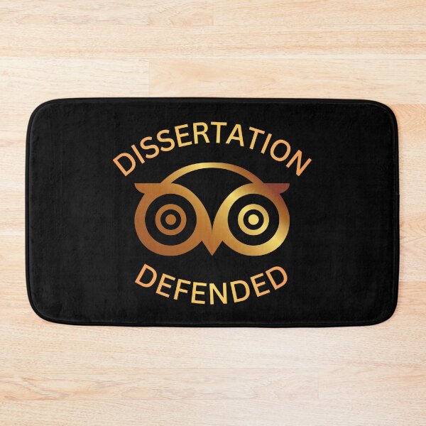 Item preview, Dissertation Defended Owl Gift for PhD Graduate Proud Moment Graduation designed and sold by Im-Ara.