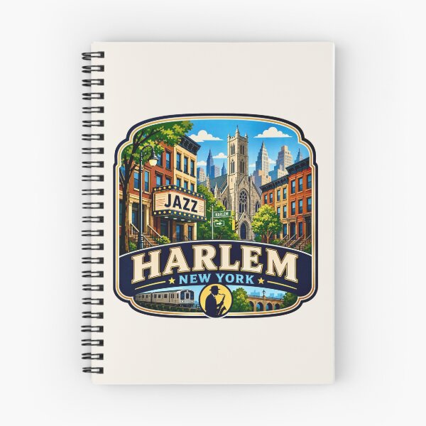 Item preview, Harlem, New York - Jazz and Brownstones designed and sold by Myra365Art.