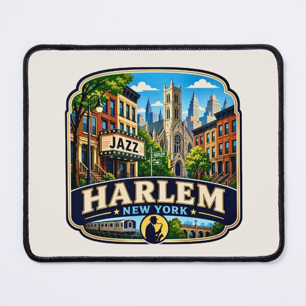 Item preview, Harlem, New York - Jazz and Brownstones designed and sold by Myra365Art.