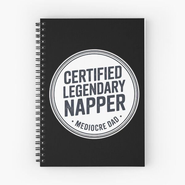 Item preview, Certified Legendary Napper Mediocre Dad Father's Day Sticker designed and sold by FestivityFinds.