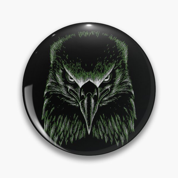 Item preview, Eagle Intense Gaze Monochrome Dramatic Art designed and sold by RamyGallery.