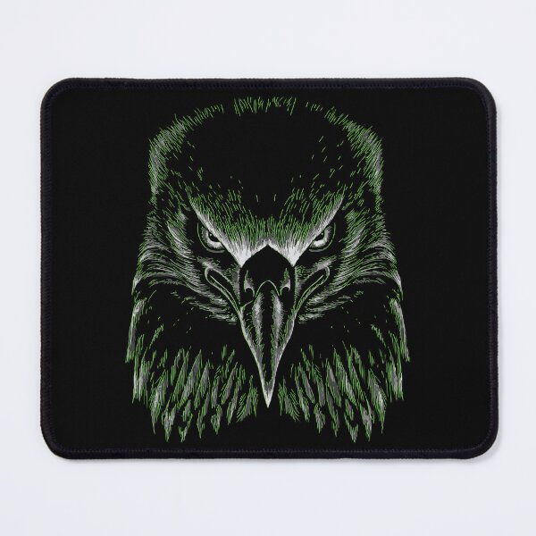 Item preview, Eagle Intense Gaze Monochrome Dramatic Art designed and sold by RamyGallery.