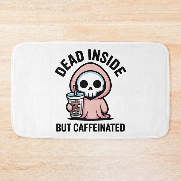 Item preview, Dead Inside Funny Skeleton Coffee Lover Gift designed and sold by Mr-wow.
