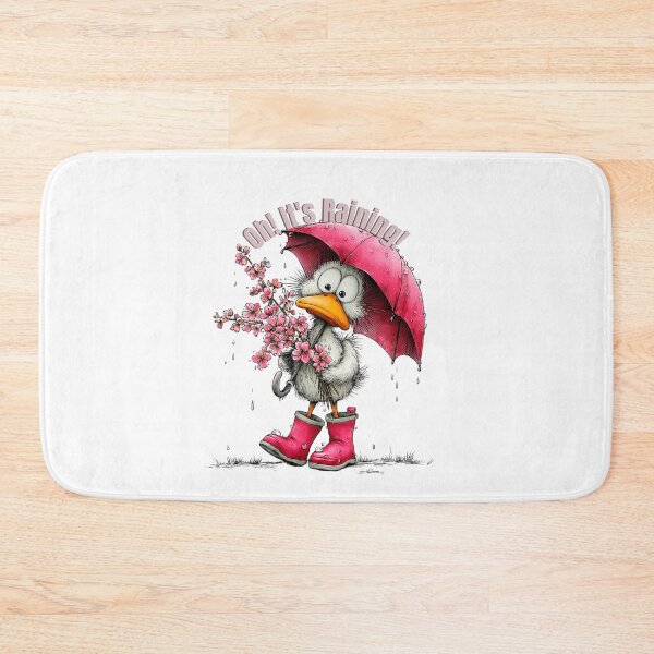 Item preview, Cute Chick Under Pink Umbrella designed and sold by Astralia.