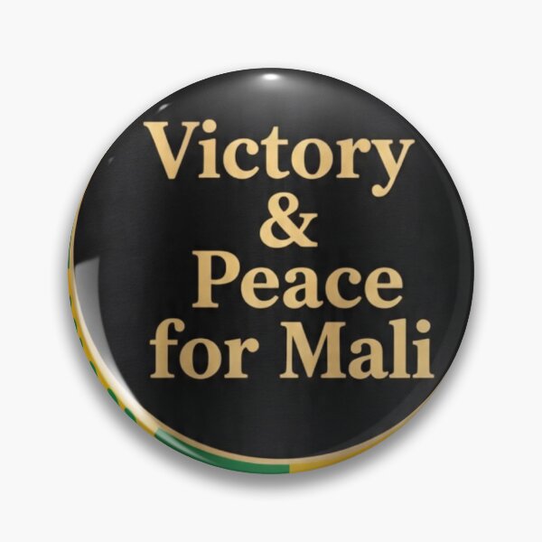 Item preview, Victory and Peace for Mali – Mali Flag Support & African Unity Design designed and sold by Printandpick.