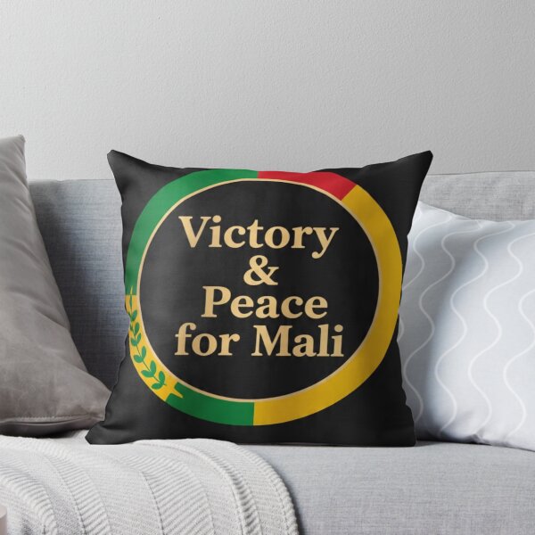 Item preview, Victory and Peace for Mali – Mali Flag Support & African Unity Design designed and sold by Printandpick.