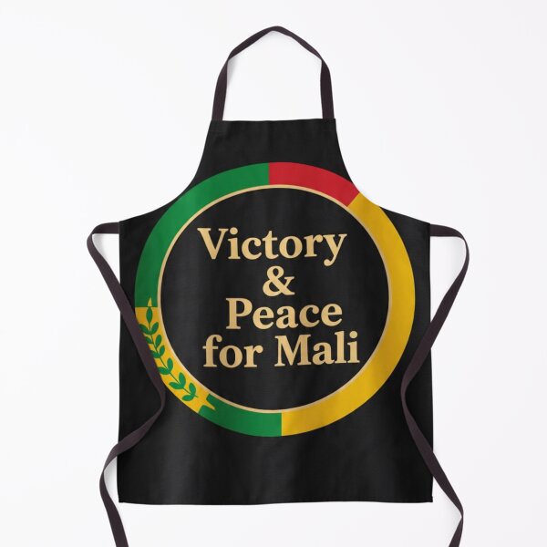 Item preview, Victory and Peace for Mali – Mali Flag Support & African Unity Design designed and sold by Printandpick.