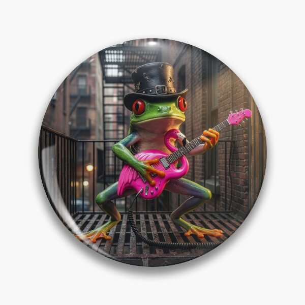 Item preview, Red-Eyed Tree Frog Wakes Up the Neighborhood designed and sold by Tridentulus.