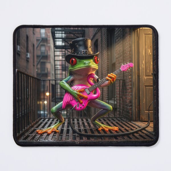 Item preview, Red-Eyed Tree Frog Wakes Up the Neighborhood designed and sold by Tridentulus.