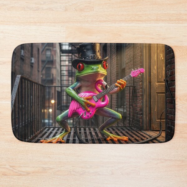Item preview, Red-Eyed Tree Frog Wakes Up the Neighborhood designed and sold by Tridentulus.