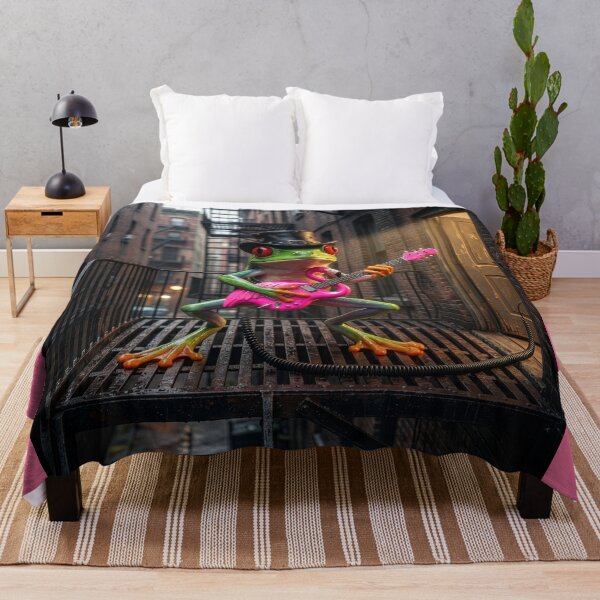 Item preview, Red-Eyed Tree Frog Wakes Up the Neighborhood designed and sold by Tridentulus.