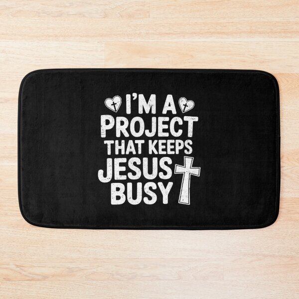 Item preview, I'm A Project that Keeps Jesus Busy Christian Humor designed and sold by KarimSoCute.