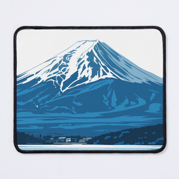 Item preview, Mount Fuji Japan Timeless Peak Blue Travel Sticker designed and sold by PixelWaveBD.