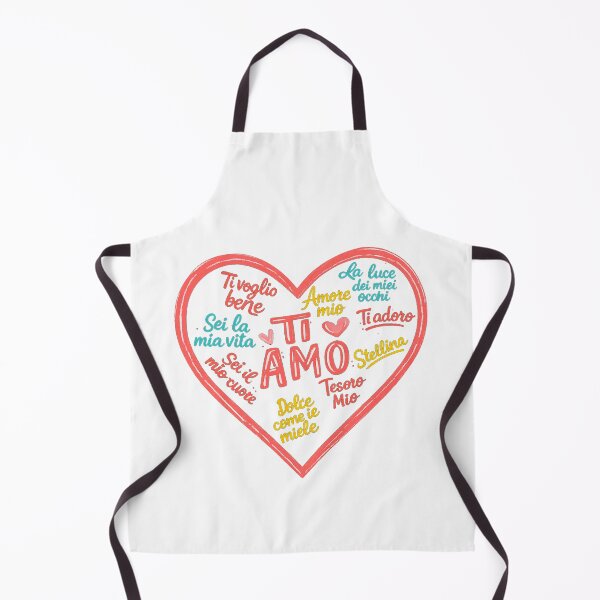 Item preview, Italian Love-"Ti Amo" Heart Design- Romantic Gift, Italian Phrases I Love You, Valentine's, Anniversary Gift  designed and sold by Giggling Woods Press.