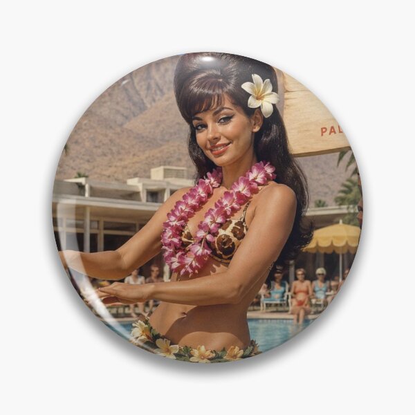 Item preview, Caliente Tropics Wahine  designed and sold by KitschyMoonbeam.