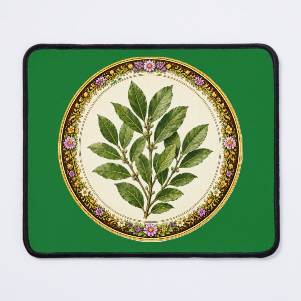 Item preview, Bay Leaf – Timeless Laurel Kitchen Herb Portrait designed and sold by TheJoyfulPen.