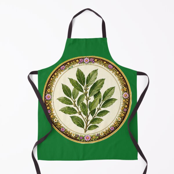 Item preview, Bay Leaf – Timeless Laurel Kitchen Herb Portrait designed and sold by TheJoyfulPen.