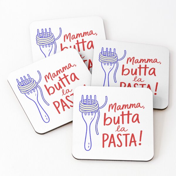 Item preview, Mama Butta La Pasta Funny Italian Food  designed and sold by Giggling Woods Press.