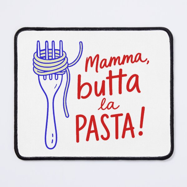 Item preview, Mama Butta La Pasta Funny Italian Food  designed and sold by Giggling Woods Press.