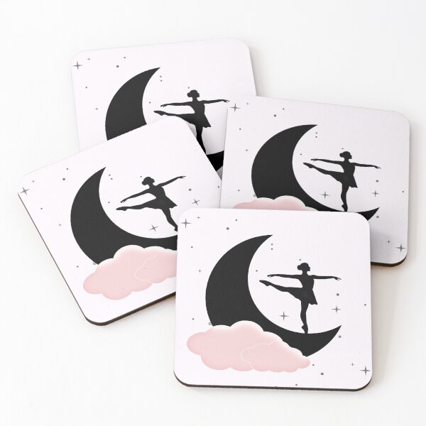 Item preview, ballerina dancing on the moon with stars designed and sold by meuliasshop.