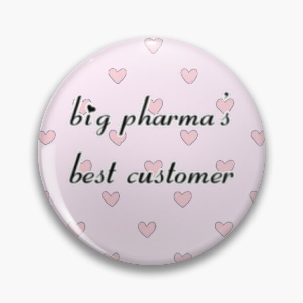 Item preview, big pharma’s best customer heart pattern designed and sold by meuliasshop.