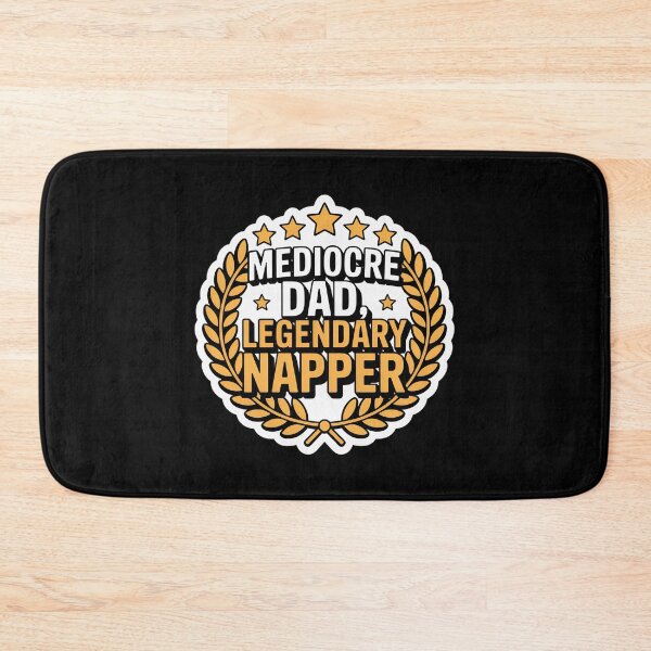 Item preview, Mediocre Dad Legendary Napper Funny Fathers Day Sticker Gift designed and sold by FestivityFinds.