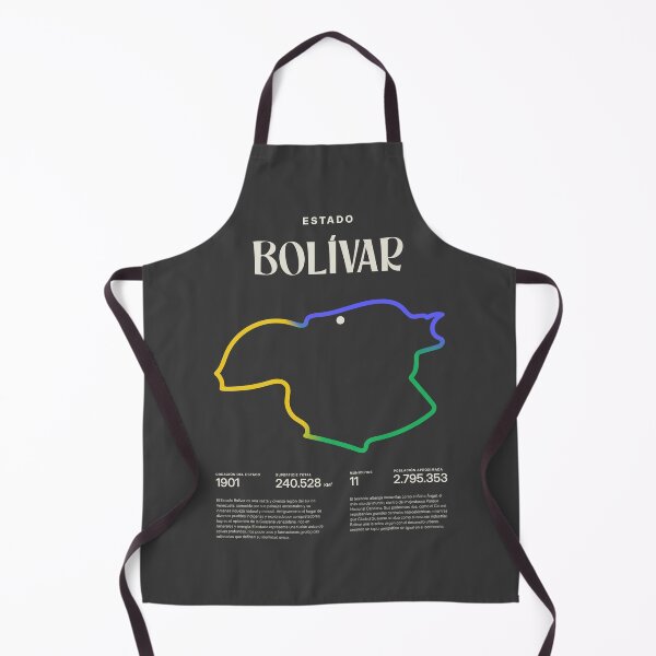 Item preview, Bolívar State, Venezuelan Guayana, Minimalist Art Map designed and sold by 1989Ve&Co.
