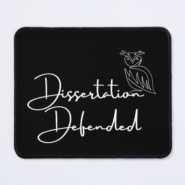 Item preview, Wise Owl Dissertation Defended Graduation Gift for Doctorate Student Celebration designed and sold by Im-Ara.