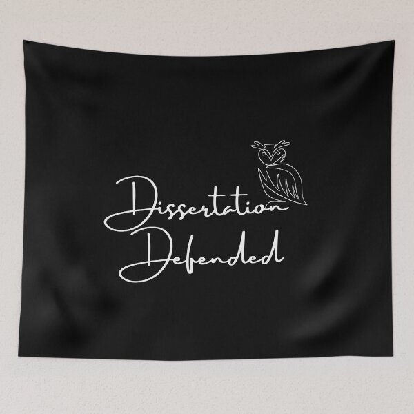 Item preview, Wise Owl Dissertation Defended Graduation Gift for Doctorate Student Celebration designed and sold by Im-Ara.