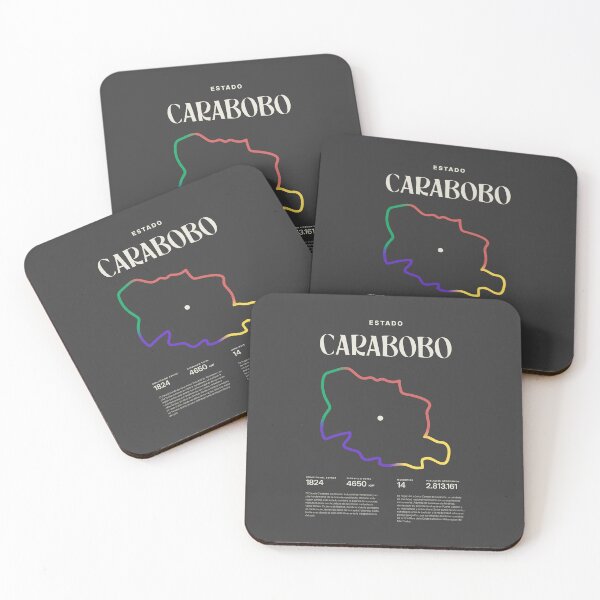 Item preview, Carabobo State, Valencia, Venezuela. Minimalist Map. Infographic Art. designed and sold by 1989Ve&Co.