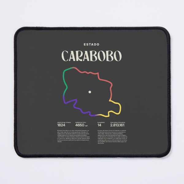 Item preview, Carabobo State, Valencia, Venezuela. Minimalist Map. Infographic Art. designed and sold by 1989Ve&Co.