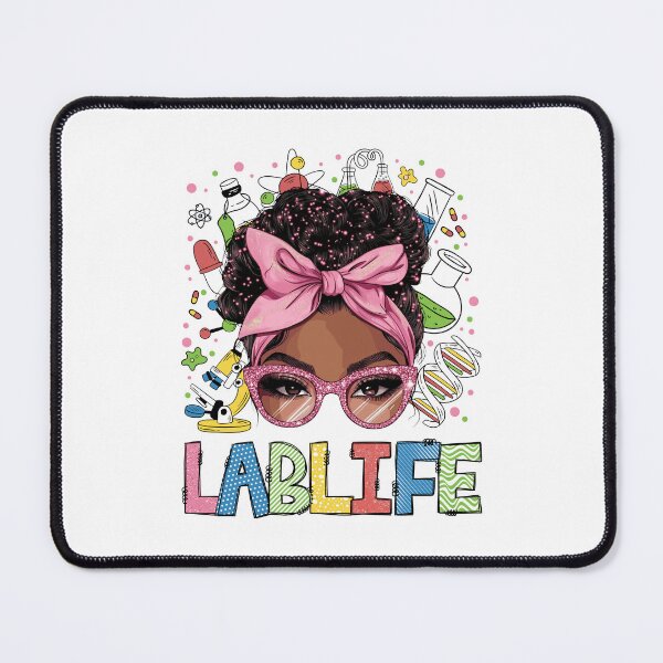Item preview, Afro Messy Bun Laboratory Life Lab Week designed and sold by KarimSoCute.