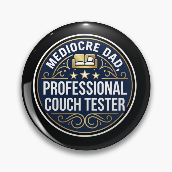 Item preview, Mediocre Dad, Professional Couch Tester Father's Day Sticker designed and sold by FestivityFinds.