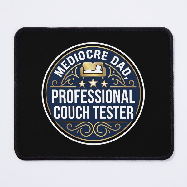 Item preview, Mediocre Dad, Professional Couch Tester Father's Day Sticker designed and sold by FestivityFinds.