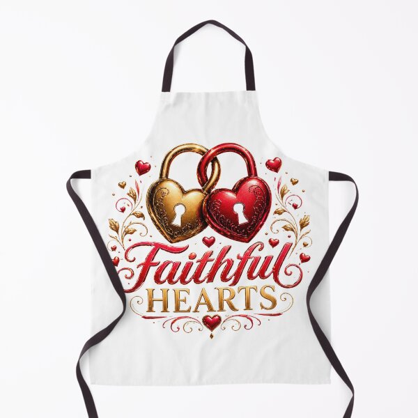 Item preview, Faithful Hearts Padlock Love Design designed and sold by JagrDesigns.