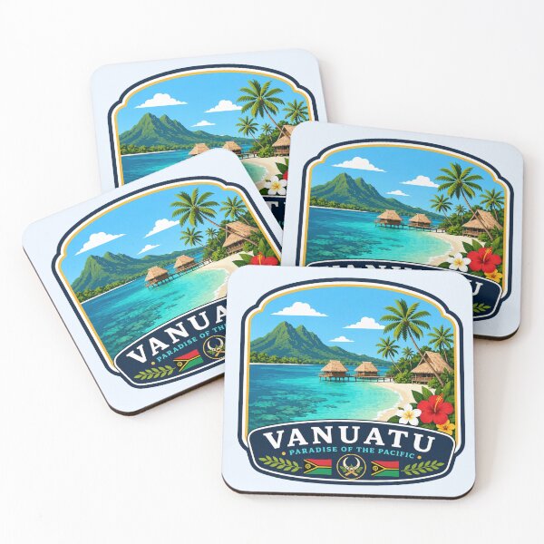 Item preview, Vanuatu - Tropical Island & Pacific Paradise designed and sold by Myra365Art.